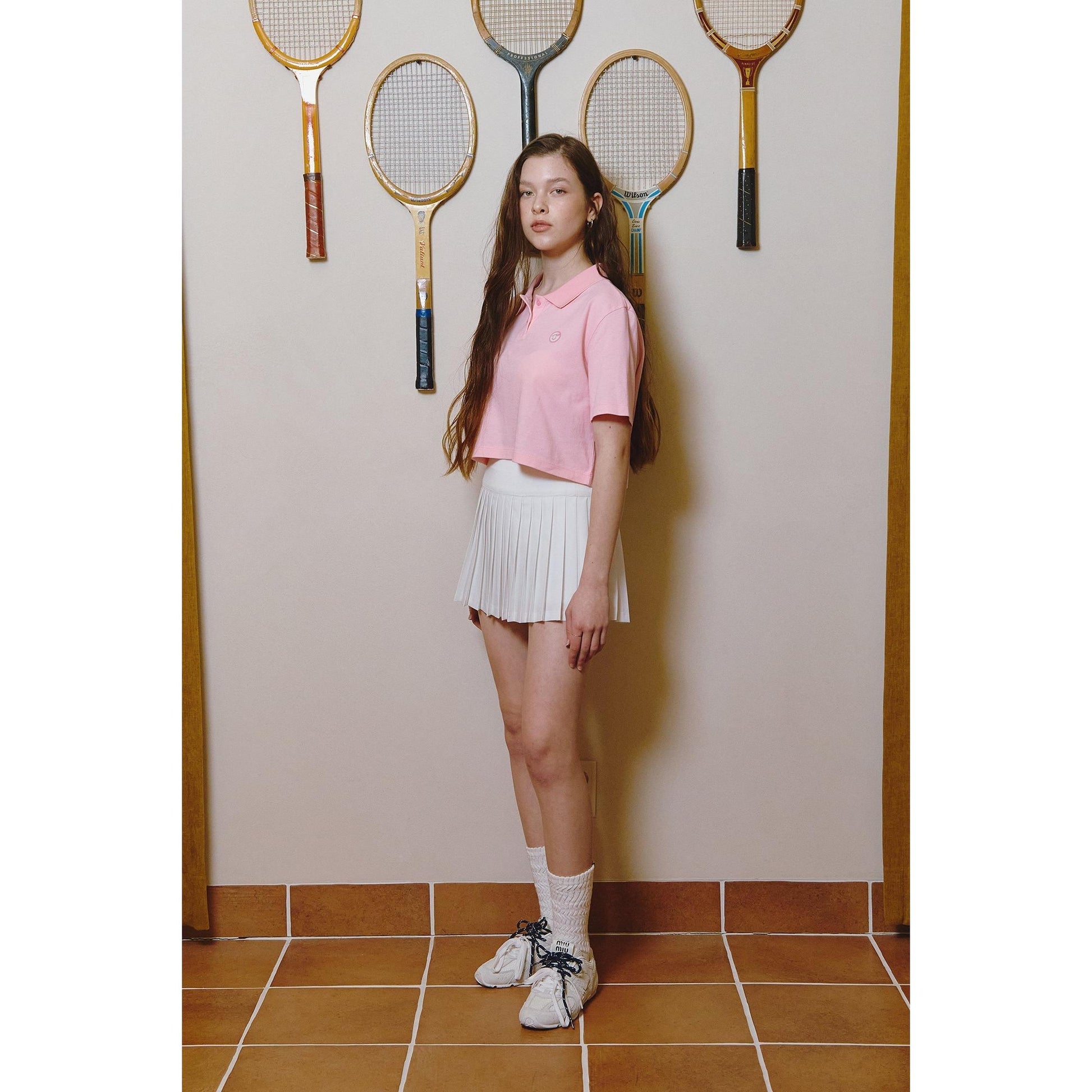 Piv'vee Smiley Crop PK Shirt - The Golf Season | One Stop for Your Golf Shopping!