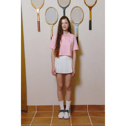 Piv'vee Smiley Crop PK Shirt - The Golf Season | One Stop for Your Golf Shopping!