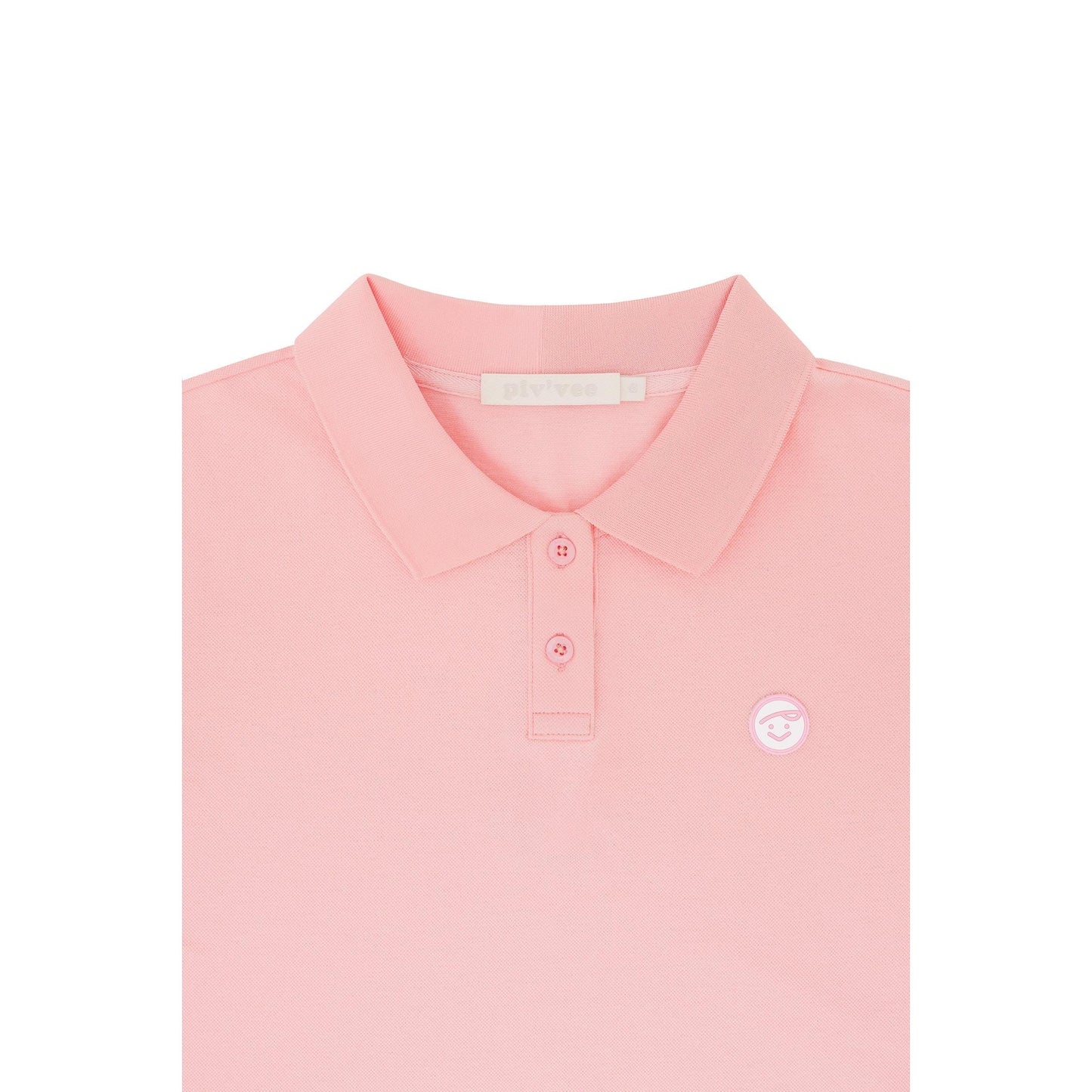 piv'vee smiley crop pk shirt - the golf season | one stop for your golf shopping!