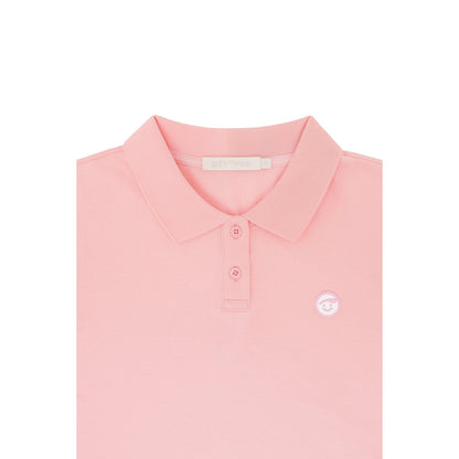 Piv'vee Smiley Crop PK Shirt - The Golf Season | One Stop for Your Golf Shopping!
