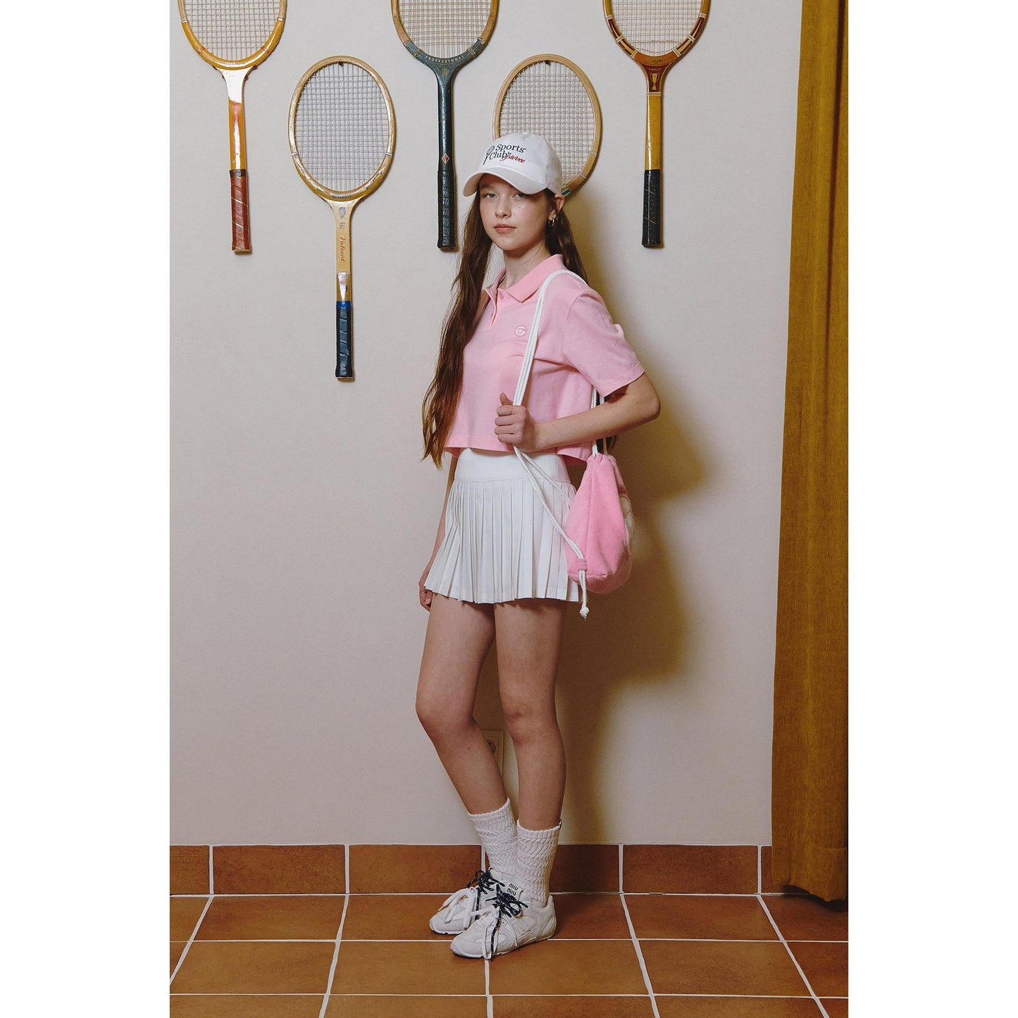 piv'vee smiley crop pk shirt - the golf season | one stop for your golf shopping!