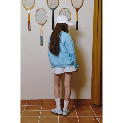 Piv'vee Blue Sweatshirt for Women, Perfect for Casual and Sporty Looks