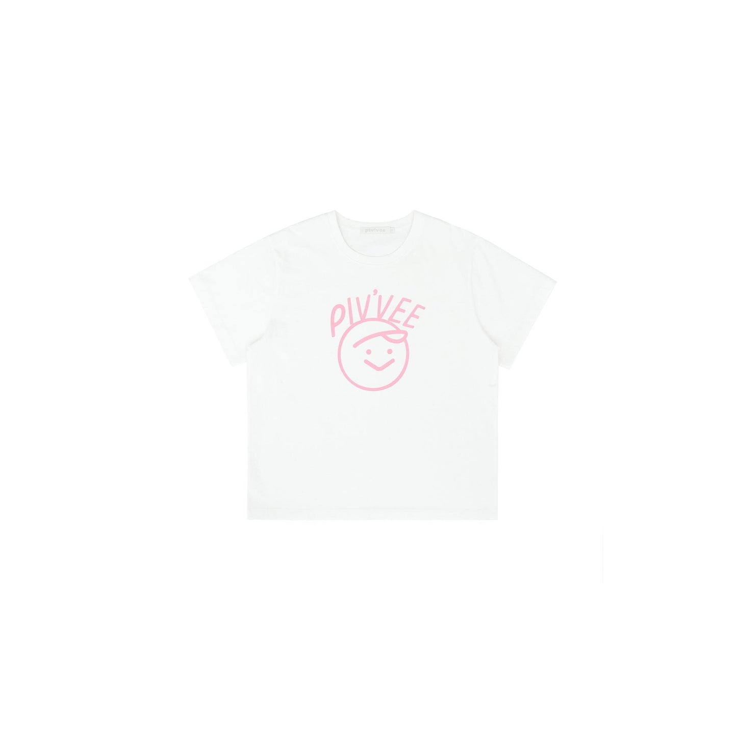 piv'vee smiley t-shirt - the golf season | one stop for your golf shopping!