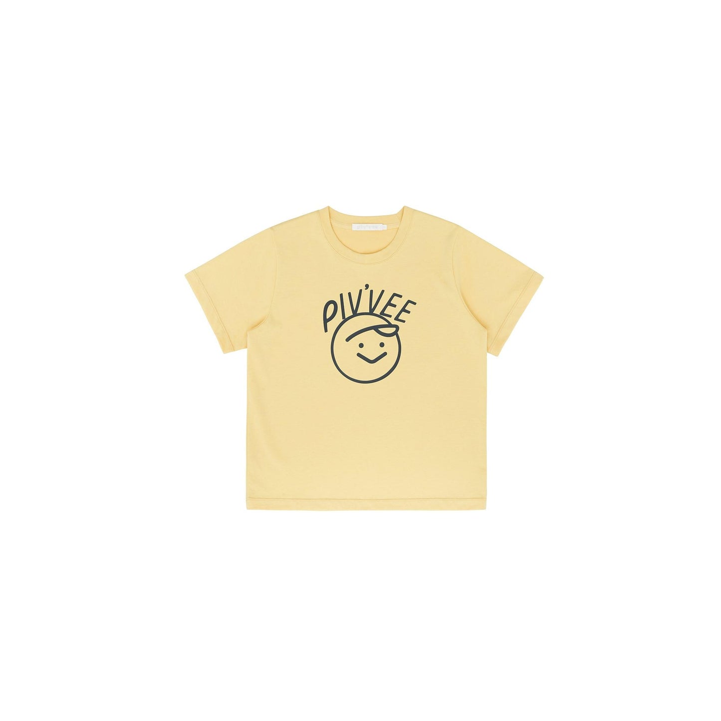 piv'vee smiley t-shirt - the golf season | one stop for your golf shopping!