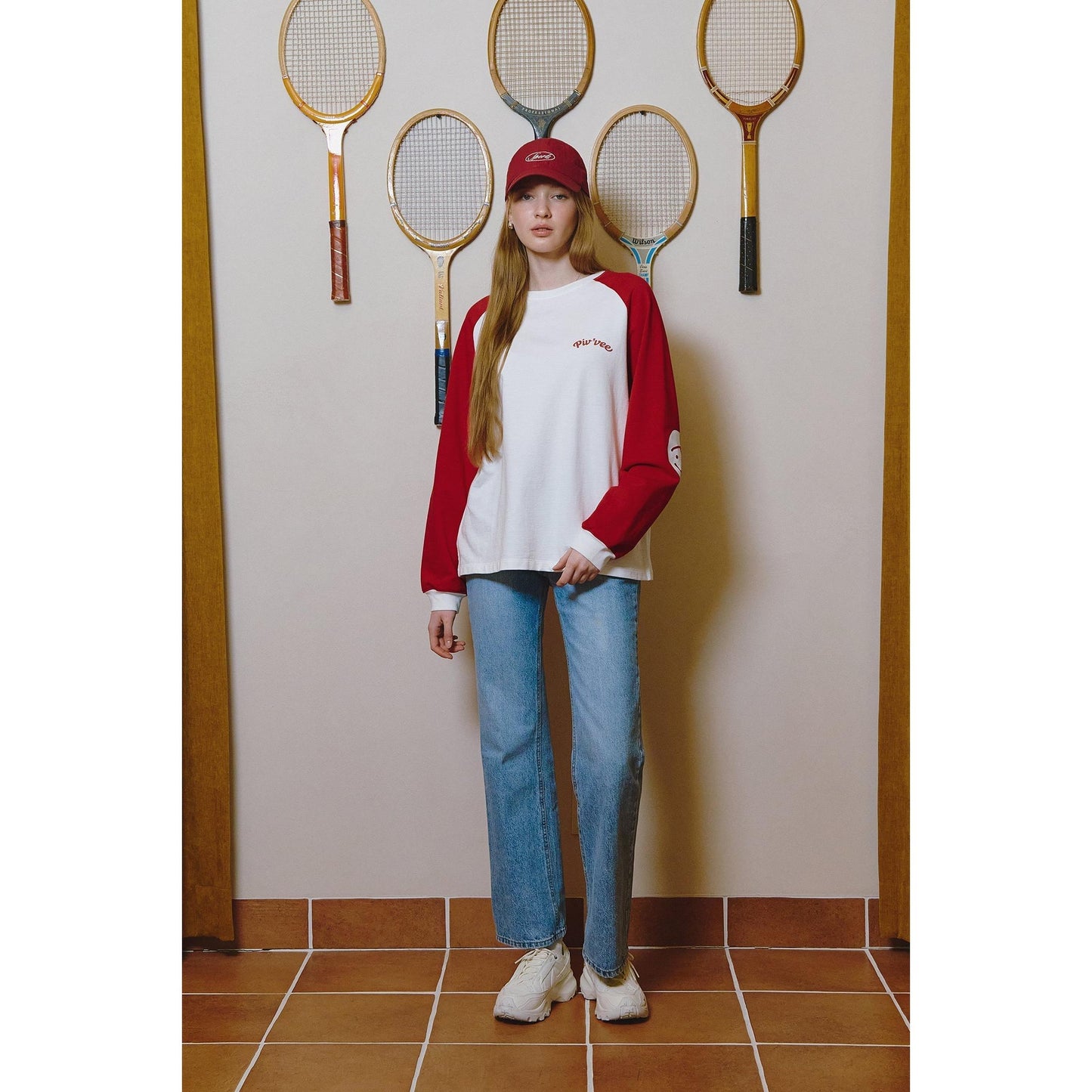piv'vee twins raglan t-shirt - the golf season | one stop for your golf shopping!