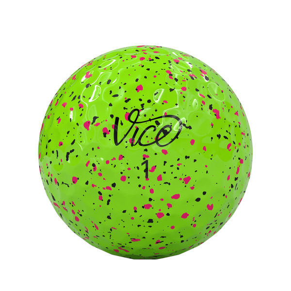 Vice-VICE PRO AIR LIME DRIP PINK/BLACK GOLF BALL-The Golf Season Shop | One Stop for Your Golf Shopping!