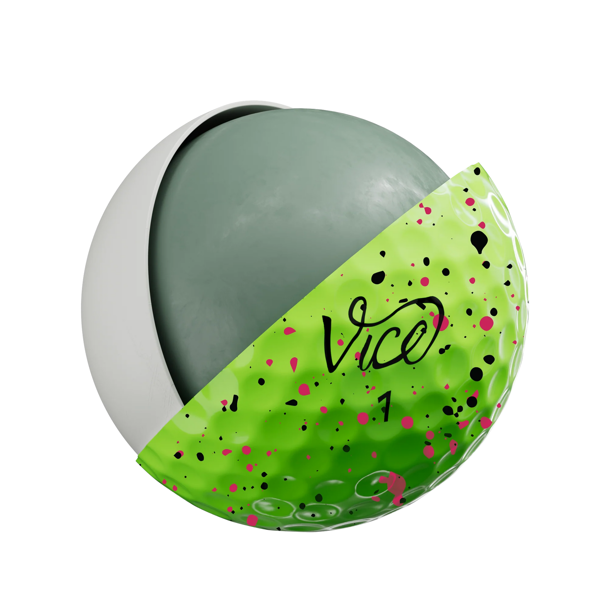 Vice-VICE PRO AIR LIME DRIP PINK/BLACK GOLF BALL-The Golf Season Shop | One Stop for Your Golf Shopping!