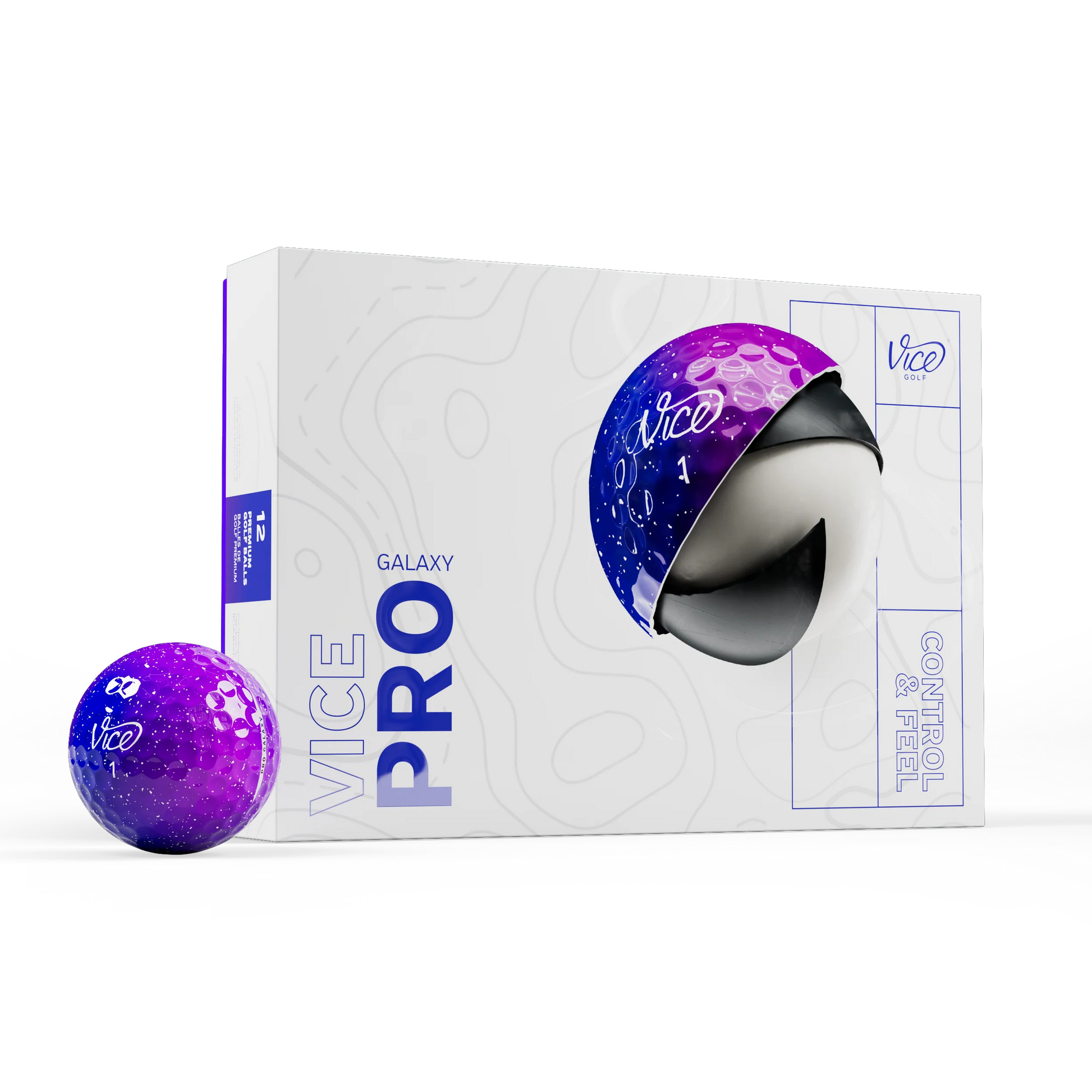 Vice-VICE PRO GALAXY BALL-The Golf Season Shop | One Stop for Your Golf Shopping!