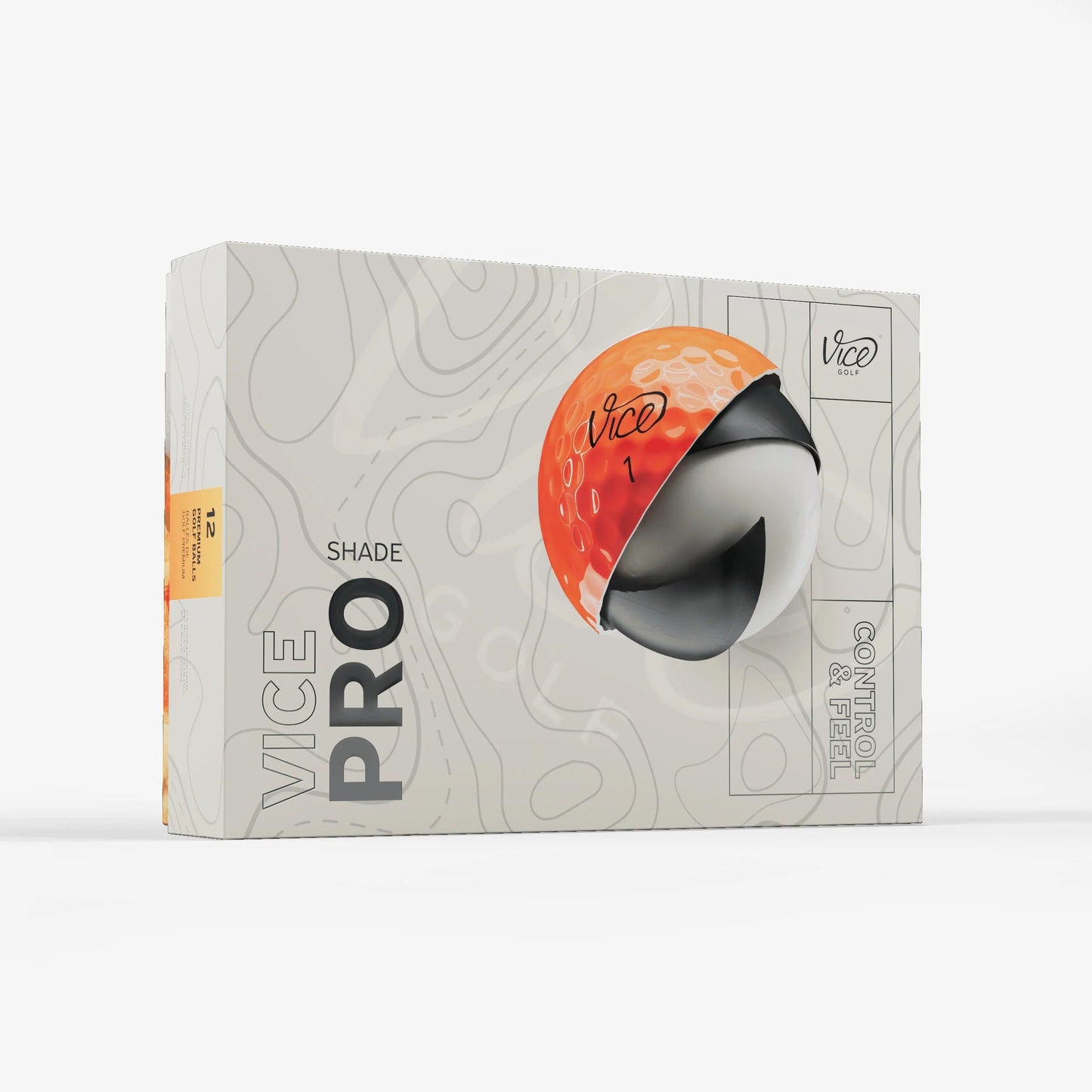vice-vice pro shade orange / red-the golf season shop | one stop for your golf shopping!