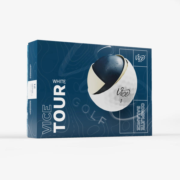 Vice-VICE TOUR WHITE-The Golf Season Shop | One Stop for Your Golf Shopping!