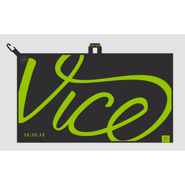 Vice-Vice Towel Drip Lime-The Golf Season Shop | One Stop for Your Golf Shopping!