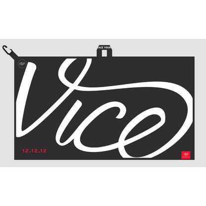 Vice-Vice Towel Drip Red Black-The Golf Season Shop | One Stop for Your Golf Shopping!