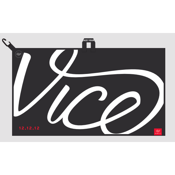 Vice-Vice Towel Drip Red Black-The Golf Season Shop | One Stop for Your Golf Shopping!