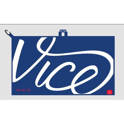 Vice-Vice Towel Drip Red Blue-The Golf Season Shop | One Stop for Your Golf Shopping!