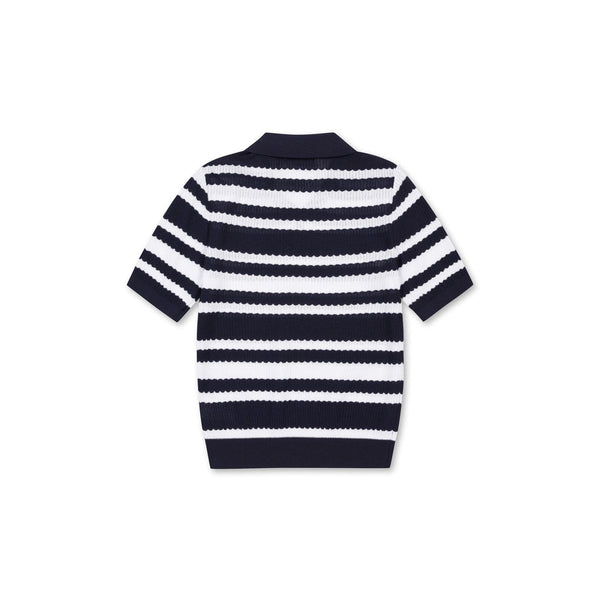 WAAC Multi Stripes Knit Polo | Women - The Golf Season | One Stop for Your Golf Shopping!