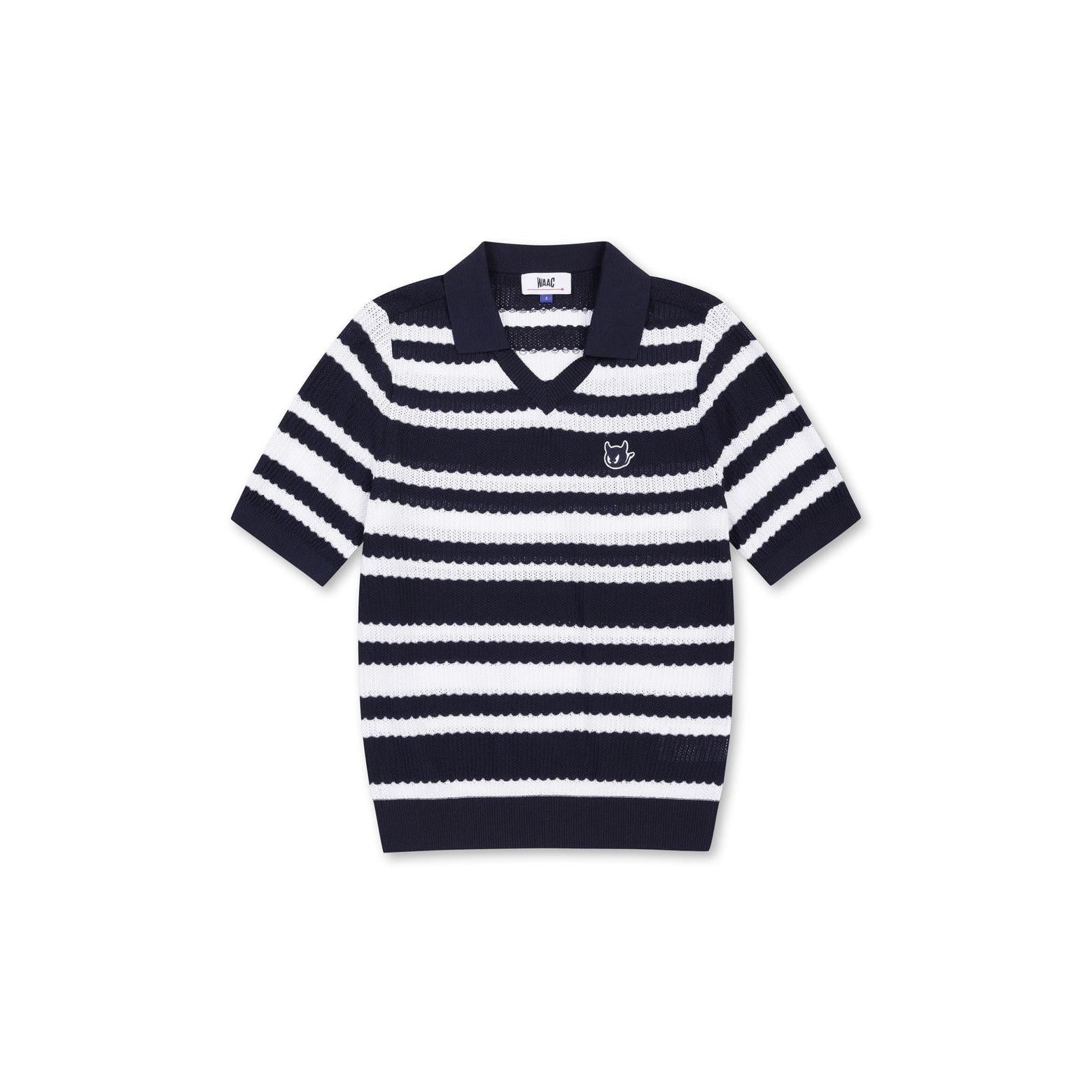 WAAC Multi Stripes Knit Polo | Women - The Golf Season | One Stop for Your Golf Shopping!